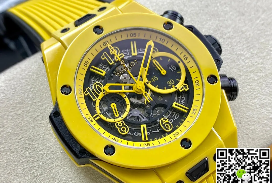 Hublot BIG BANG Unico 441.CY.471Y.RX ZF Factory 1:1 Best Edition Replica Watch Yellow Ceramic Case